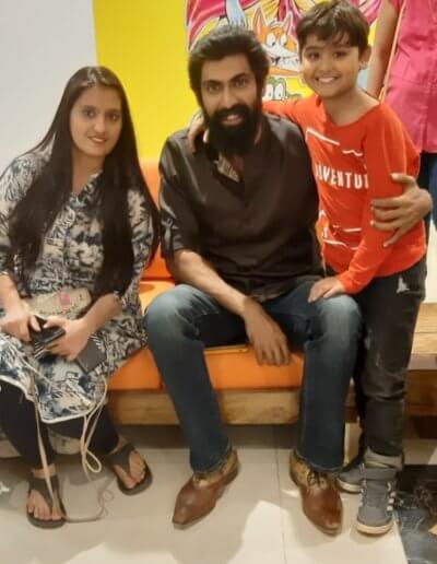 With Rana Daggubati