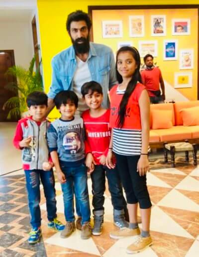 With Rana Daggubati